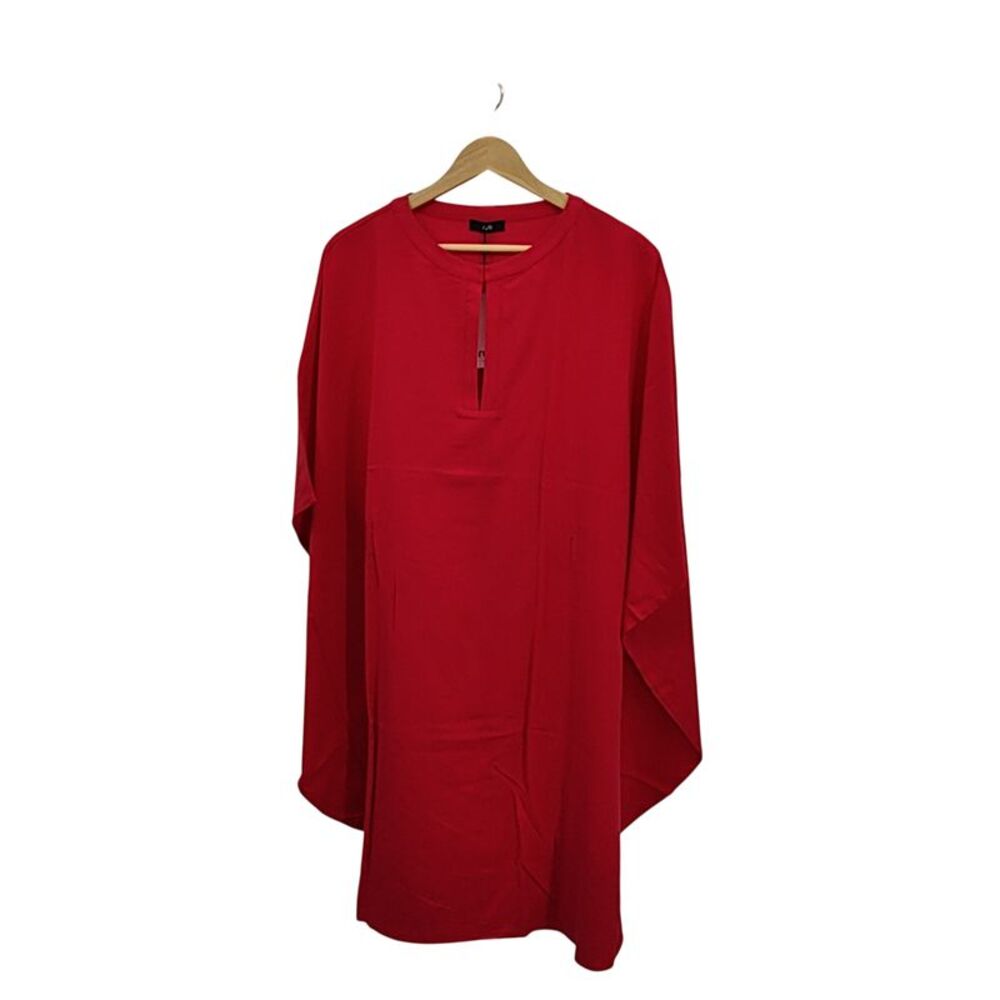 Ruti Women The Linen Blend Surprising Dress Red M